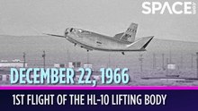 OTD In Space - December 22: 1st Flight of the HL-10 Lifting Body