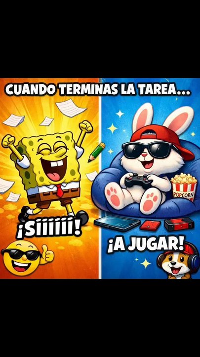 Cuando Terminas La Tarea #Meme #Niñ@S #ParaTi❤️