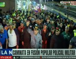 La Guaira | Vpdte. Sec. Diosdado Cabello encabeza caminata en perfecta fusión policial-militar