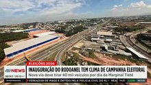 Inauguração do Rodoanel Norte vira ato político com foco em 2026