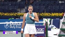 Mirra Andreeva VS Elina Avanesyan Match Highlights Dubai Open 2025