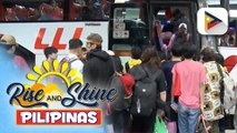 Mga biyahero, dagsa na rin sa mga bus terminal sa Cubao; dagdag na biyahe, tiniyak | ulat ni Vel Custodio