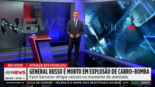 TÍTULO:  General russo morre após explosão de carro-bomba