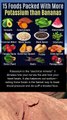 foods packed with more potassium than bananas