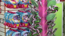 Tradicional venta de piñatas en la Central de Abastos: El dulce suelto y las frituras lideran demanda