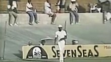 Arshad Ayub 29 off 67 Balls 105 Mins 2 Fours vs West Indies 3rd Test, Port of Spain, April 15 - 20, 1989