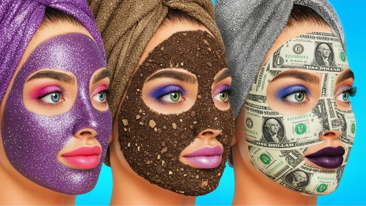 ORDINAIRE contre MILLIARDAIRE Relooking beauté ! 💎✨ Astuces pour un éclat onéreux contre bricolage