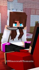 6 - Ghost JJ's sister Scary Awkward Bedtime 🥰 - JJ MAIZEN Minecraft