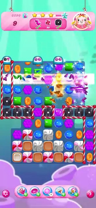 Candy Crush: 23/12 gameplay (level 6296)