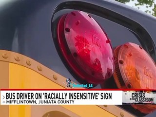 school bus driver in Pennsylvania fired for putting up a sign asking students to speak only English on the bus