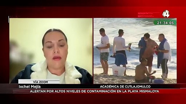 Ixchel Mejía habla sobre la alerta por altos niveles de contaminación en playa mismaloya