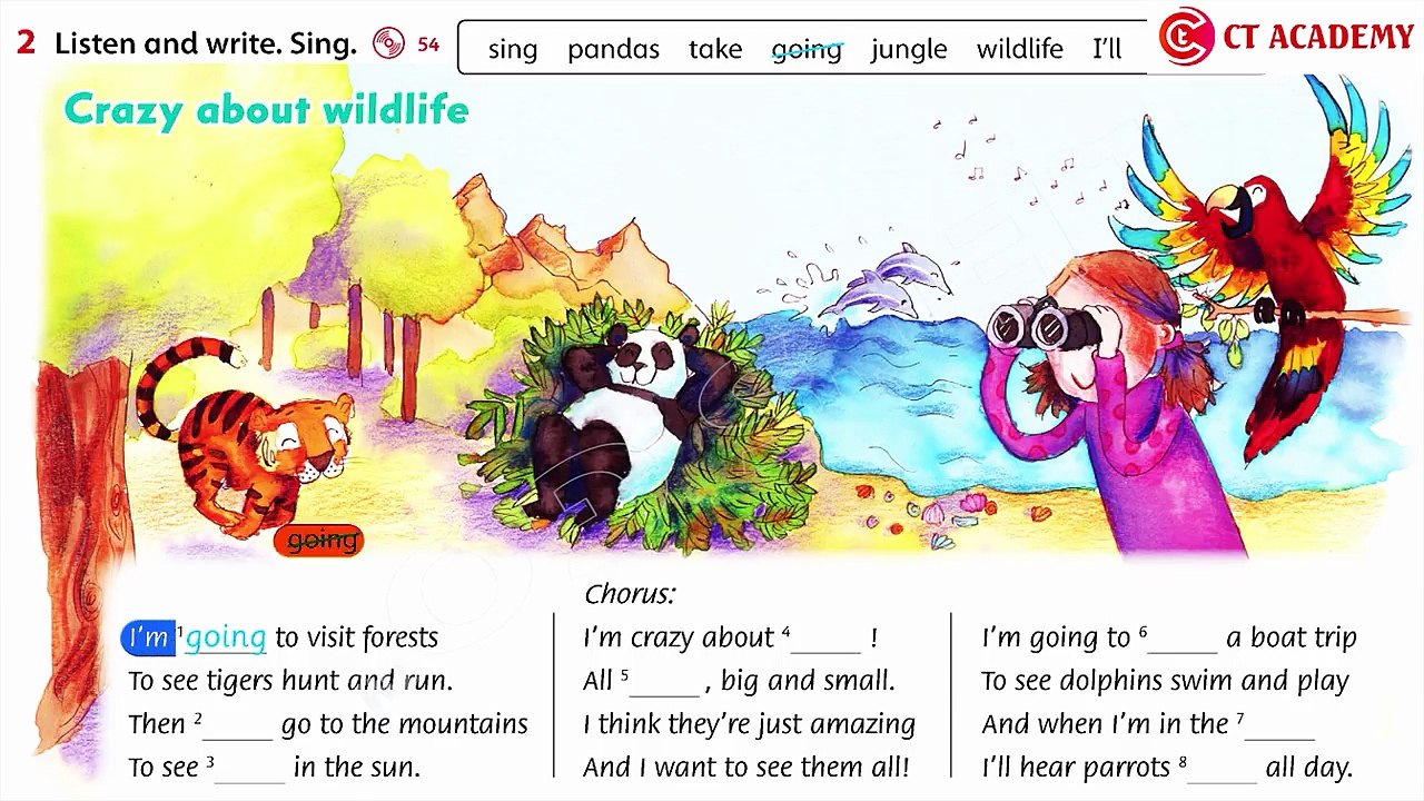 FAMILY AND FRIENDS 5 - Unit 6: CRAZY ABOUT WILDLIFE