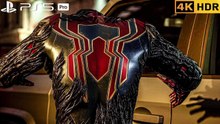 - Venom Takes Over Tom Holland Nanotech Suit to Battle Kraven Hunters  PS5 PRO Gameplay