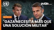 Macron en la ONU: pide paz en el Líbano y reconocimiento entre Palestina e Israel