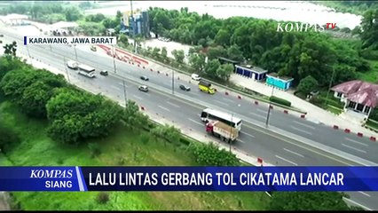 Jelang Natal 2025, Lalu Lintas Tol Cikatama Terpantau Normal | KOMPAS SIANG