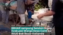 BBHAR Lampung Selatan Sigap Evakuasi Warga Desa Canti ke RSUD Bob Bazar Kalianda