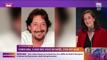 Le bonus RMC : Chris Rea, l'une des voix de Noël, s'en est allé - 23/12