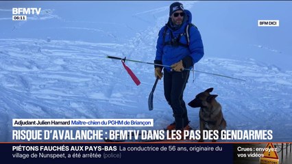 Hautes-Alpes: l’entraînement du peloton de gendarmerie de haute montagne face aux avalanches