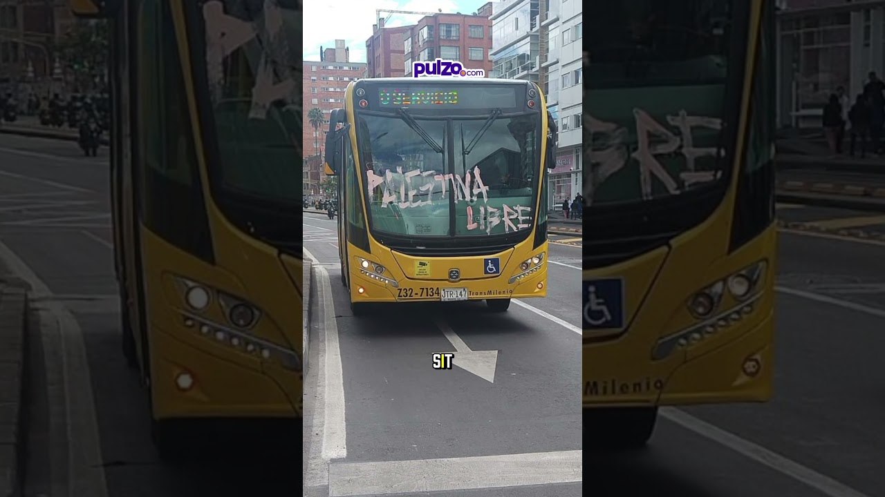 Disturbios y caos en Bogotá por marchas pro-Pal...