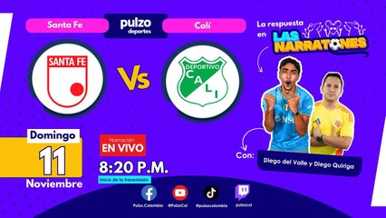 ⚽ SANTA FE vs. DEPORTIVO CALI - Fecha 19 Liga BetPlay 2025 | Pulzo Deportes
