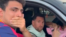 Messi cumple el sueño de un aficionado que casi llega a las lágrimas