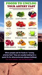 foods to unclog your artery fast