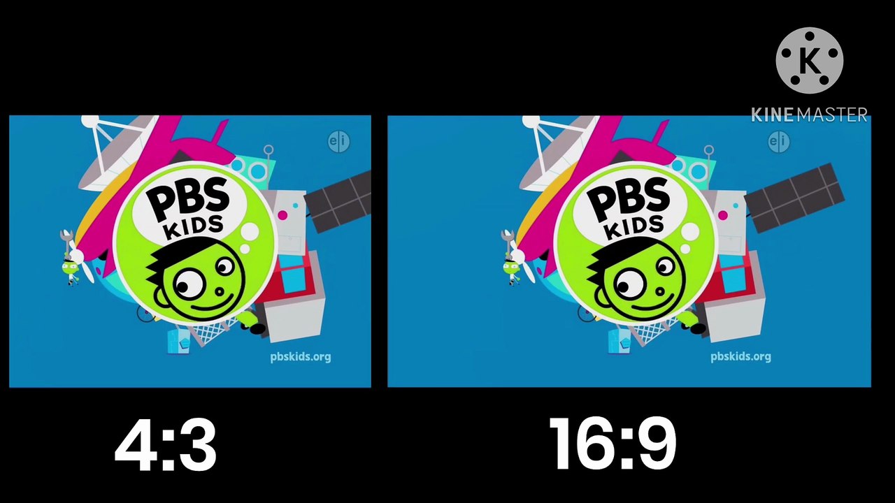PBS Kids ID Logo (2013 - present) 4:3 vs 16:9