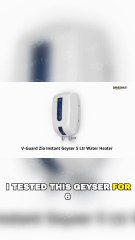 V-Guard Zio 5L Instant Water Heater | 3000W Fast Heating & Advanced Safety 🚿⚡