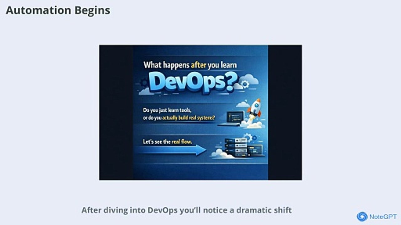 Devops- what happens after you learn