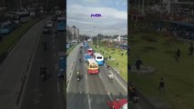 Así bloquean las vías de Bogotá los motociclistas| Pulzo