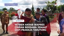 Momen Akrab Wapres Gibran Bersama Jemaat GKPI Pearaja Tarutung, Sumatera Utara