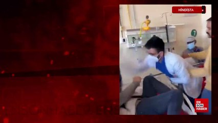 Hindistan'da hastanede boş yatak kavgası: Doktor, hastayı öldüresiye dövdü