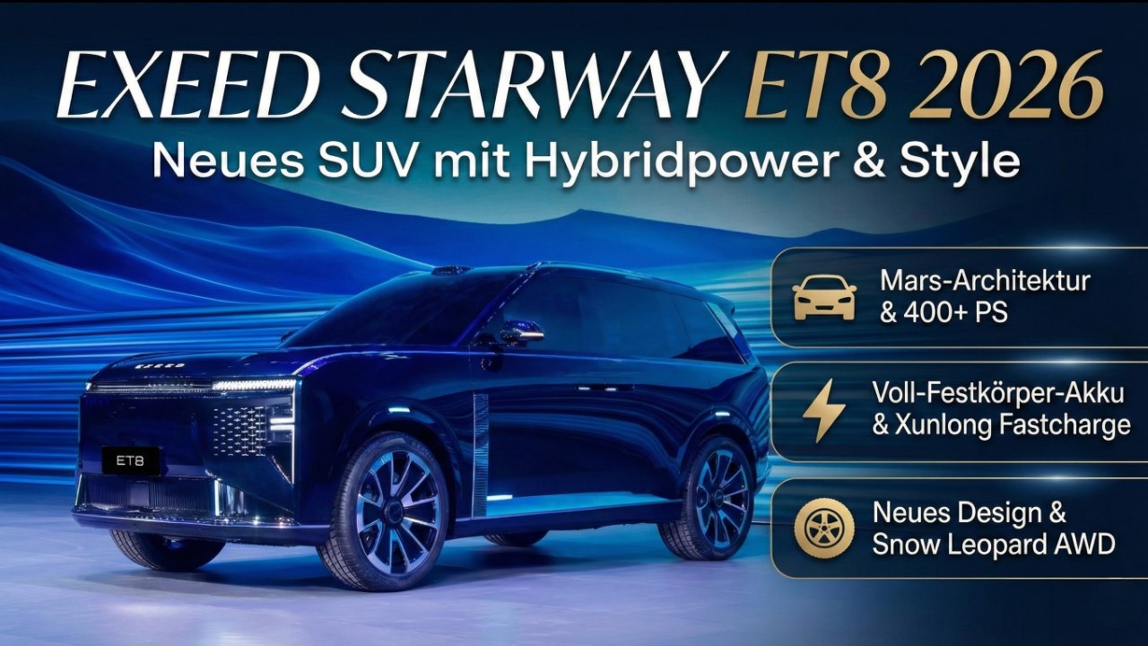 Neues Design, Feiyu-Fahrwerk & Snow Leopard AWD im ET8