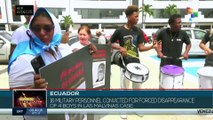 Ecuador: 16 military personnel convicted for forced disappearance of 4 boys in Las Malvinas case
