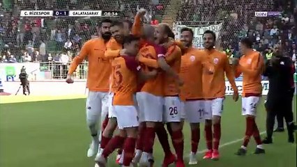 GENİŞ ÖZET Çaykur Rizespor (2-3) Galatasaray  32. Hafta - 2018 2019