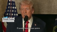 Trump: "Maduro puede hacer lo que quiera, pero tenemos la Armada más grande formada en Sudamérica"