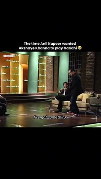 Anil Kapoor once revealed he wanted Akshaye Khanna to play gandhi! imagine the impact 🎬😢 #glamsham #anilkapoor #akshayekhanna #bollywoodtrivia #whatif {glamsham, anil kapoor, akshaye khanna, bollywood trivia, what if}