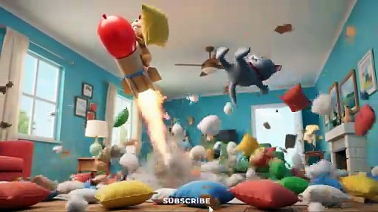 Max & Ziggy: The Mini Rocket Adventure | Funny Cartoon Cat & Mouse Chase”