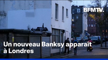 Banksy dévoile un nouveau pochoir à Londres