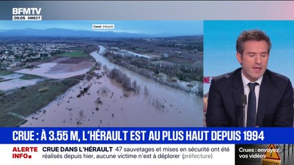 Le département de l’Hérault toujours en vigilance rouge après une crue hors norme