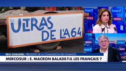 Accord UE-Mercosur : « Emmanuel Macron dit tout et son contraire », juge Éric Coquerel