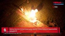 Gökyüzünde 30 saniye kalabildi! Güney Kore'nin ilk ticari uzay roketi infilak etti