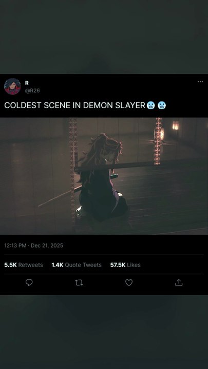 COLDEST SCENE IN DEMON SLAYER