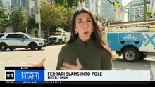 محاولة سرقة سيارة فيراري تنتهي بكارثة - فيديو