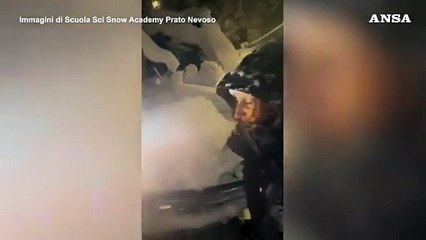 Bufera di neve a Prato Nevoso, superato il metro