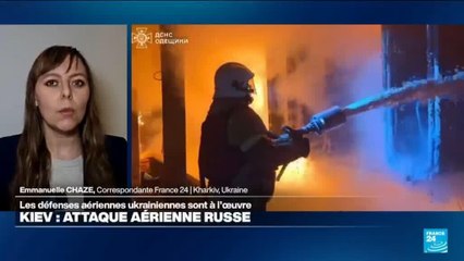 Nouvelle attaque aérienne russe à Kiev, les défenses aériennes ukrainiennes à l'œuvre