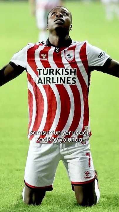 Samsunspor'un yer uçağı Musaba Kadıköy yolunda