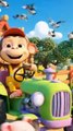 Monkey Funny Fixes Tractor & Plows Beet Field 🚜🐒  Farm Work Cartoon for Kids