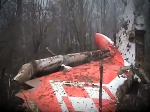 Oryginalny film z miejsca inscenizacji. Gołym okiem widać że to nie złom rodzimego Tupolewa.