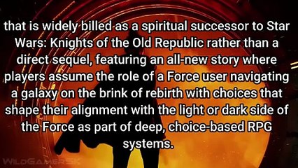 STAR WARS FATE OF THE OLD REPUBLIC Game Reveal (2029)